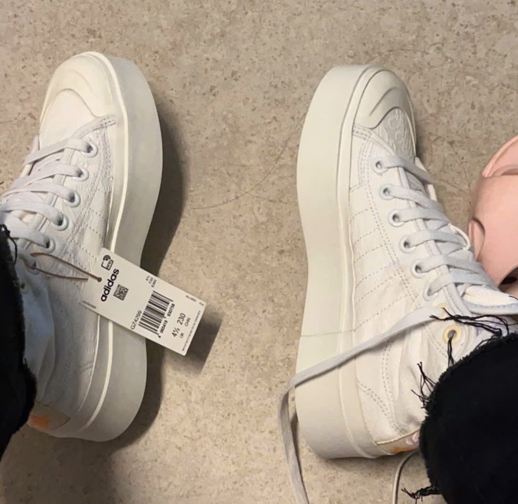 Giày Adidas Nizza Bonega Mid ‘White’ GZ4299 - Ảnh 6