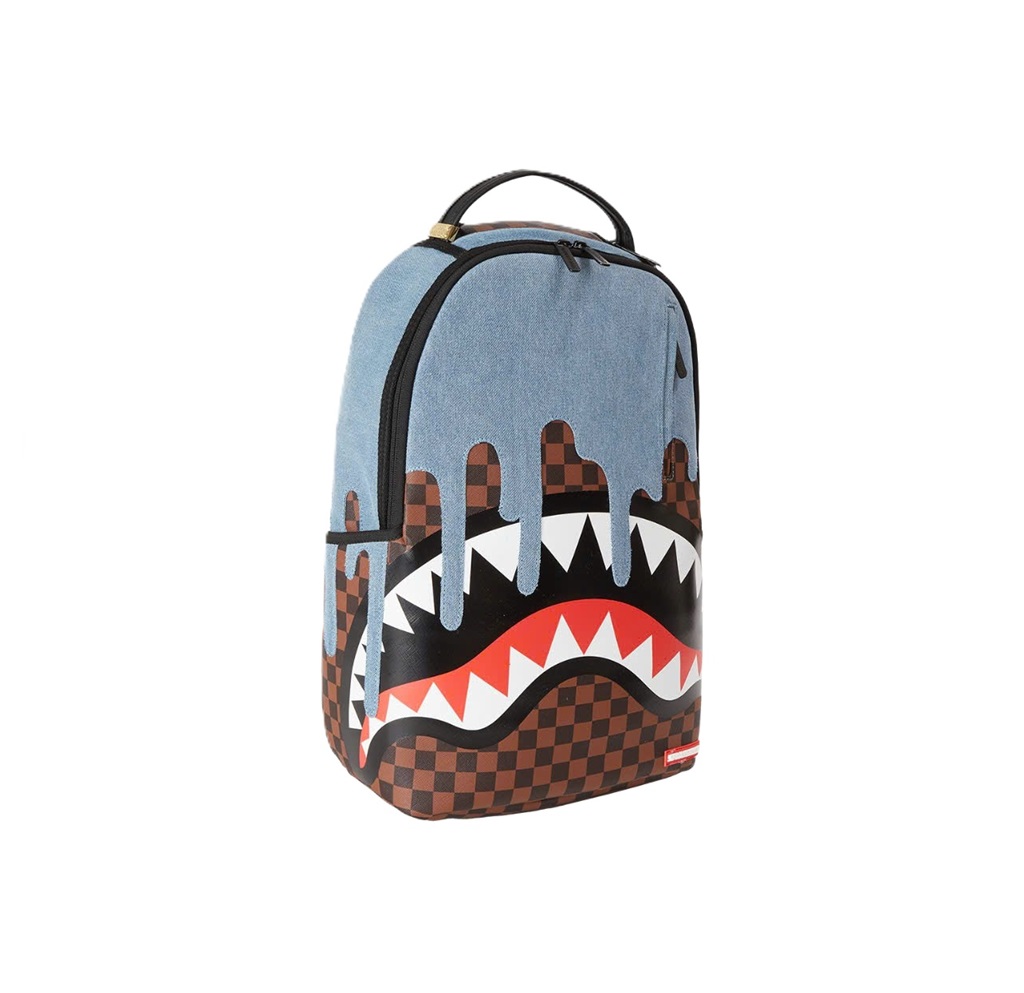 Alternative view of Balo Sprayground Shark Mouth ‘Brown Blue’ W1045724