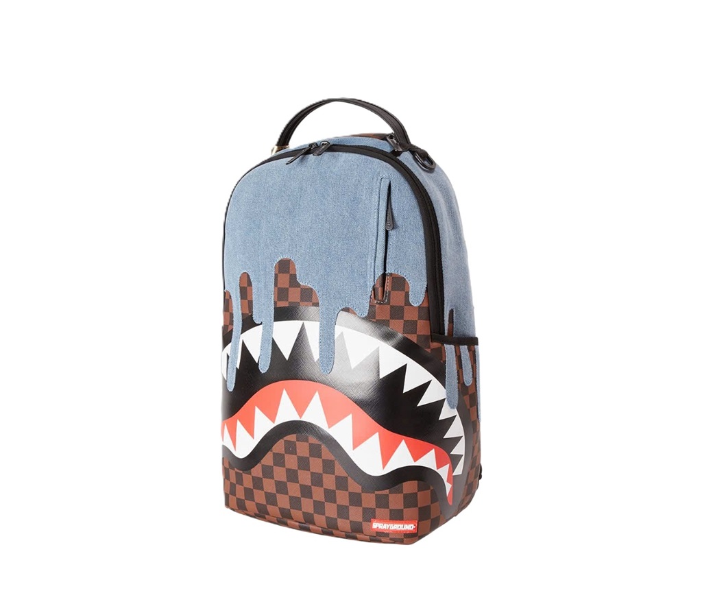 Balo Sprayground Shark Mouth ‘Brown Blue’ W1045724 - Ảnh 3