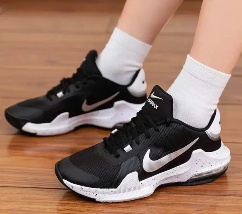 Giày Nike Air Max Impact 4 ‘Black White’ DM1124-011 - Ảnh 4