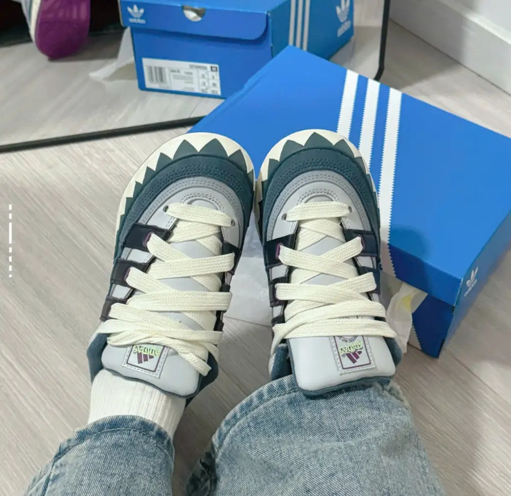 Giày Adidas Adimatic Low Clear ‘Grey Cloud White’ IE3917 - Ảnh 7