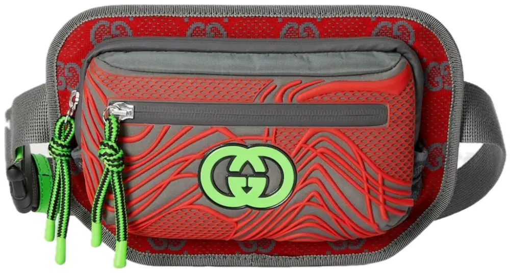Túi Gucci GG Nylon Belt Bag ‘Red’ 752102-FAB7U-8488