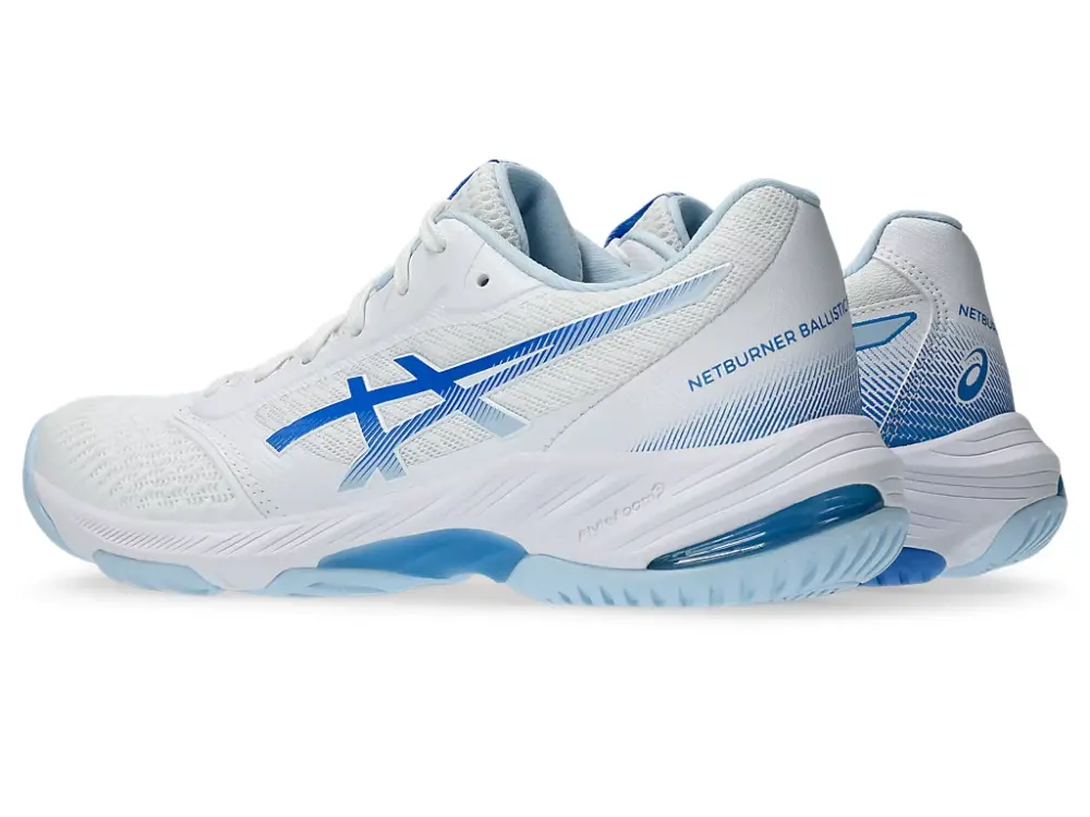 Giày Asics Netburner Ballistic FF 3 ‘White Blue Coast’ 1052A069-111 - Ảnh 4