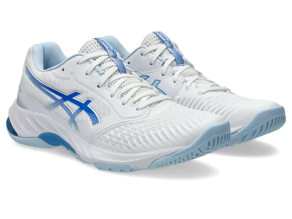Giày Asics Netburner Ballistic FF 3 ‘White Blue Coast’ 1052A069-111 - Ảnh 5
