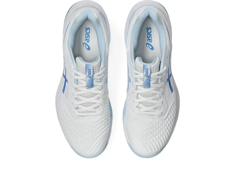 Giày Asics Netburner Ballistic FF 3 ‘White Blue Coast’ 1052A069-111 - Ảnh 2