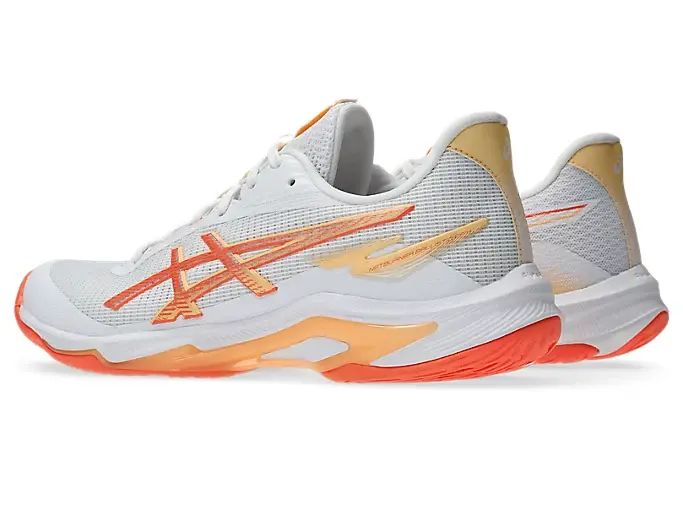 Giày Asics Netburner Ballistic FF 4 ‘White Vivid Coral’ 1052A083-101 - Ảnh 3