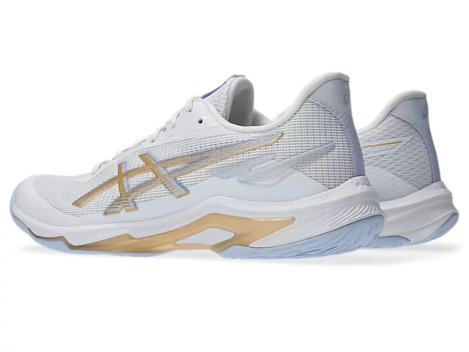 Giày Asics Netburner Ballistic FF 4 ‘White Champagne’ 1052A083-102 - Ảnh 3