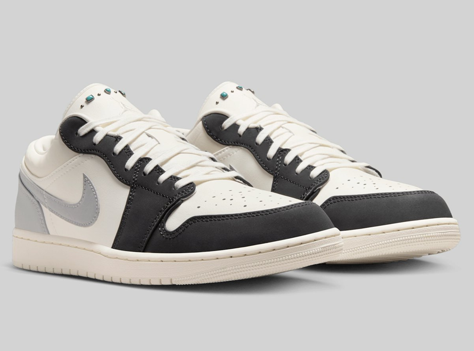 Giày Nike Air Jordan 1 Low ‘Sail Light Smoke Grey’ IO2242-101 - Ảnh 5