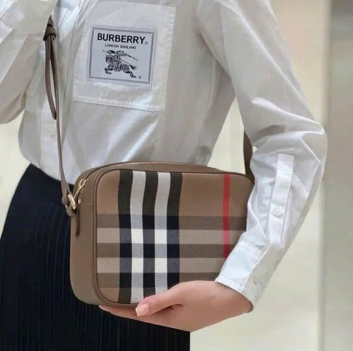 Túi Burberry Large Camera Bag ‘Beige Brown’ 80844991 - Ảnh 3