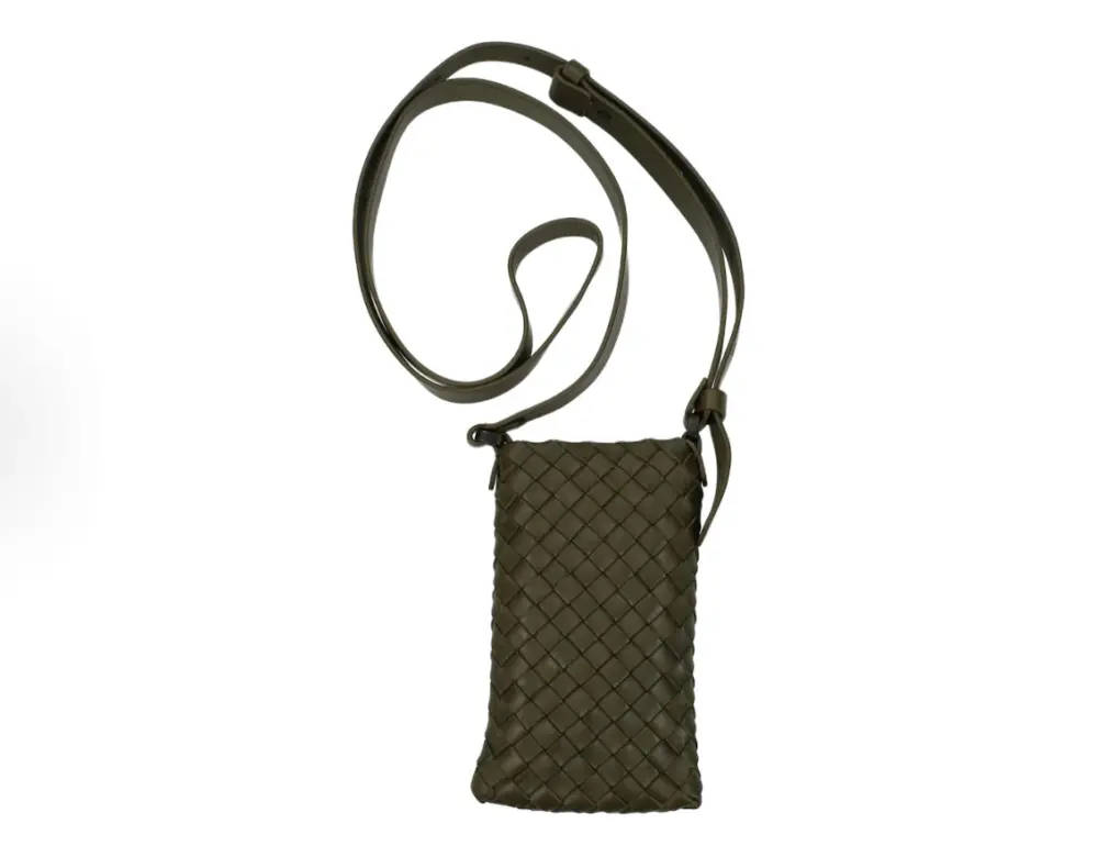 Alternative view of Túi Bottega Veneta Smartphone Holders ‘Olive’ 567029VA4J12328