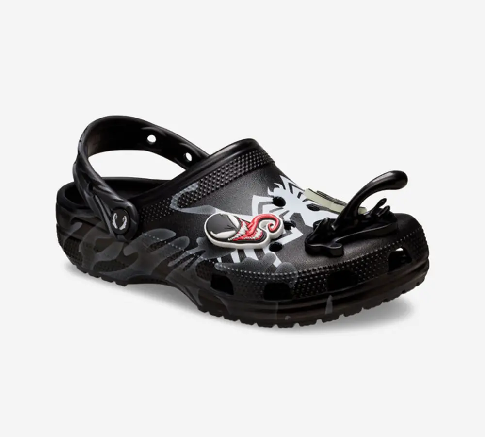 Dép Crocs Classic x Marvel Clog ‘Venom’ 208864-001 - Ảnh 5