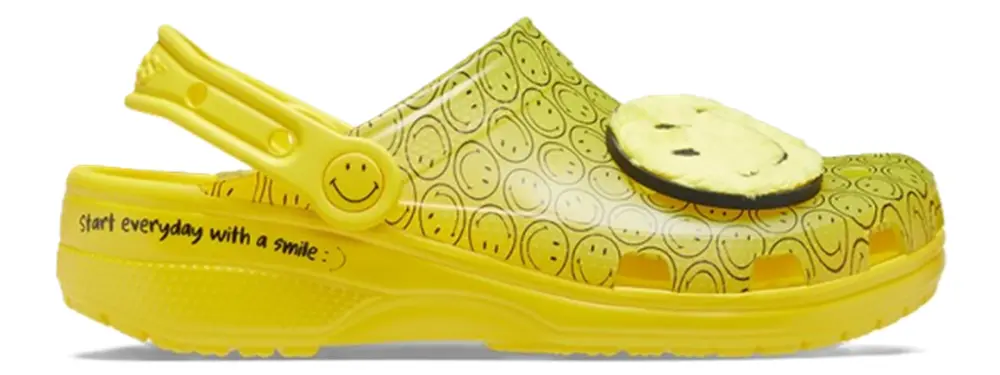 Dép Crocs Classic Clog ‘Translucent Smiley’ 207213-90H