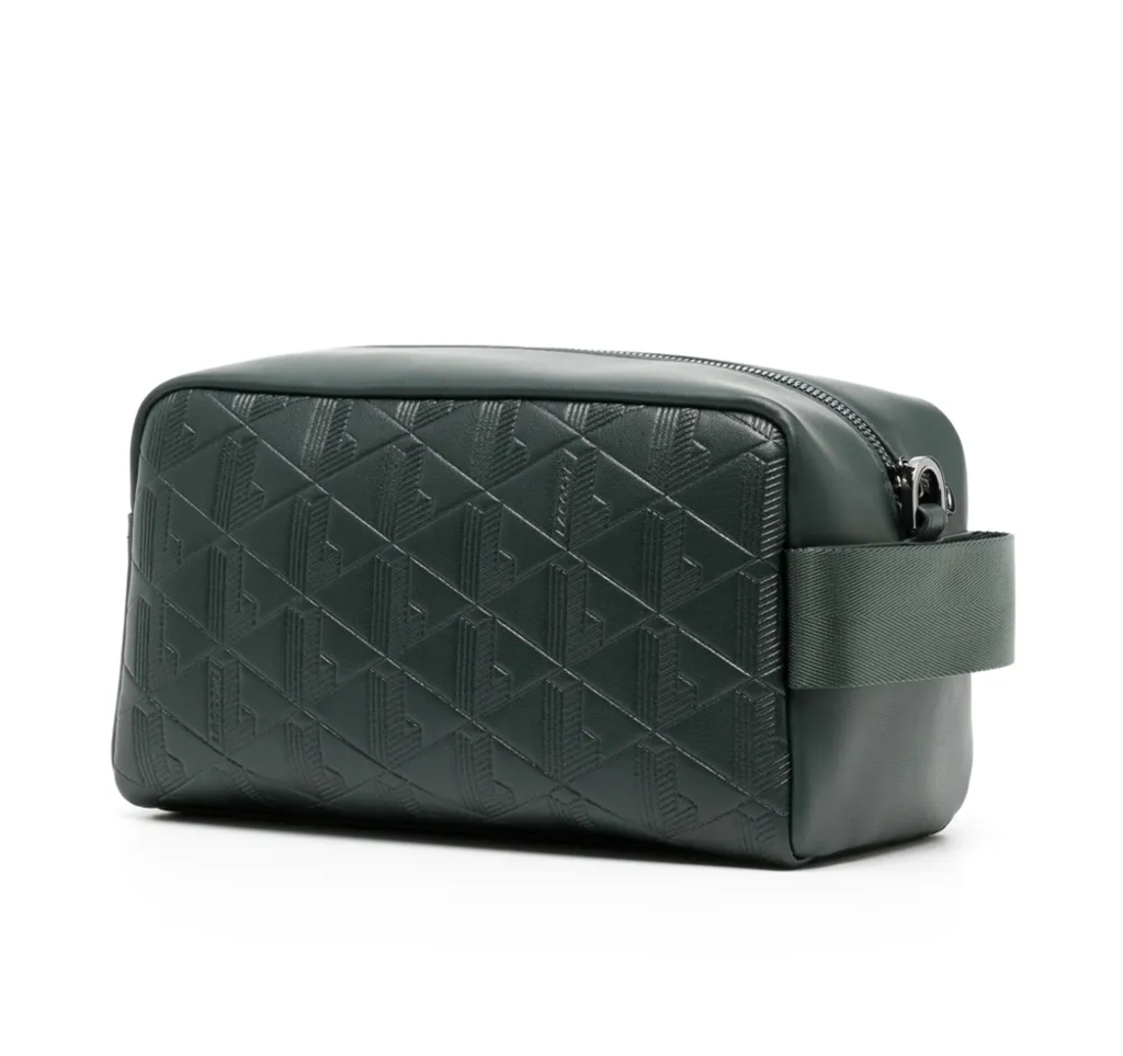Túi Lacoste Monogram Print Pouch Purse ‘Green’ NH4398MR-B43 - Ảnh 3