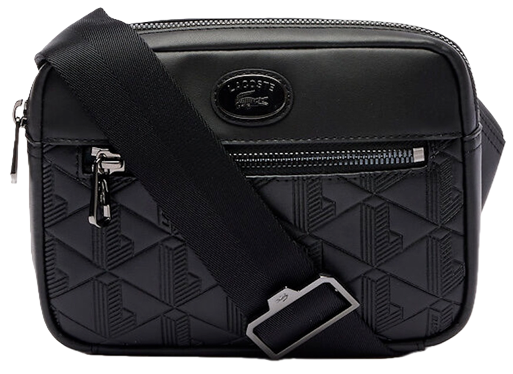Túi Lacoste Monogram Print Shoulder Bag ‘Black’ NH4401MR000