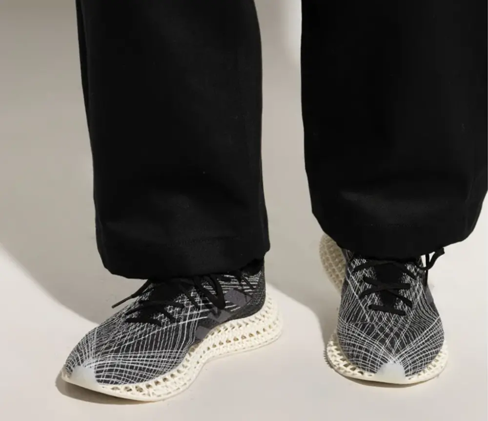 Alternative view of Giày Adidas 4DFWD Strung ‘Core Black Grey’ ID8893