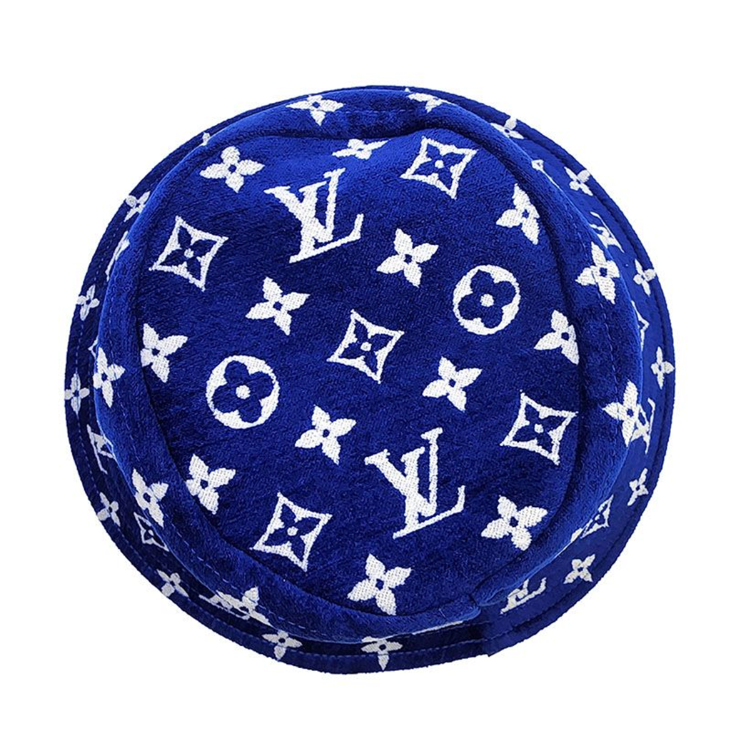 Mũ Louis Vuitton LV Match Bucket Hat ‘Blue’ M77760 - Ảnh 3