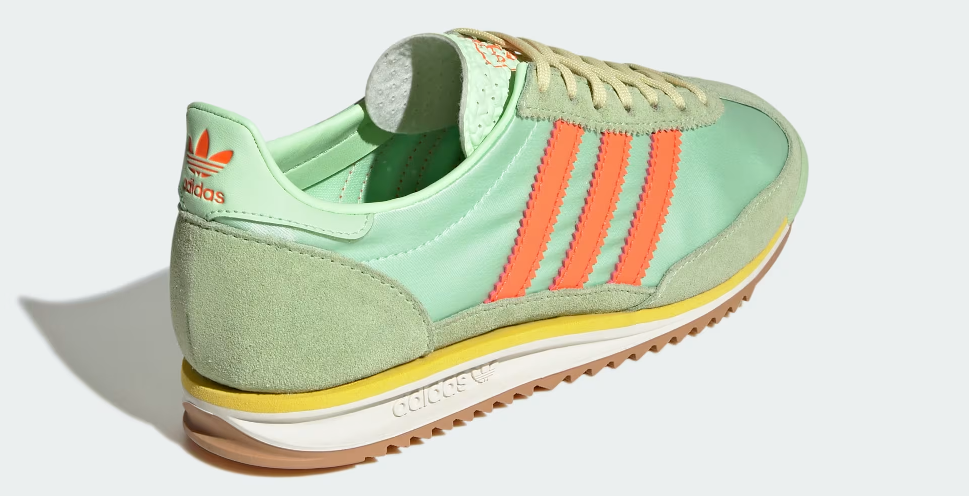 Giày Adidas SL 72 OG ‘Semi Green Spark Solar Orange’ JI0197 - Ảnh 4