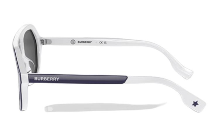 Kính Burberry Logo Sunglasses ‘Navy’ 0JB434039268750 - Ảnh 3