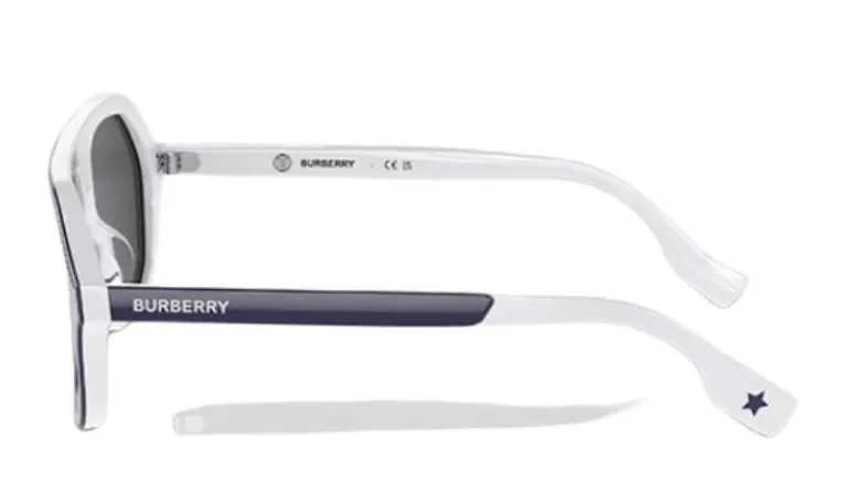 Kính Burberry Logo Sunglasses ‘Navy’ 0JB434039268750 - Ảnh 3