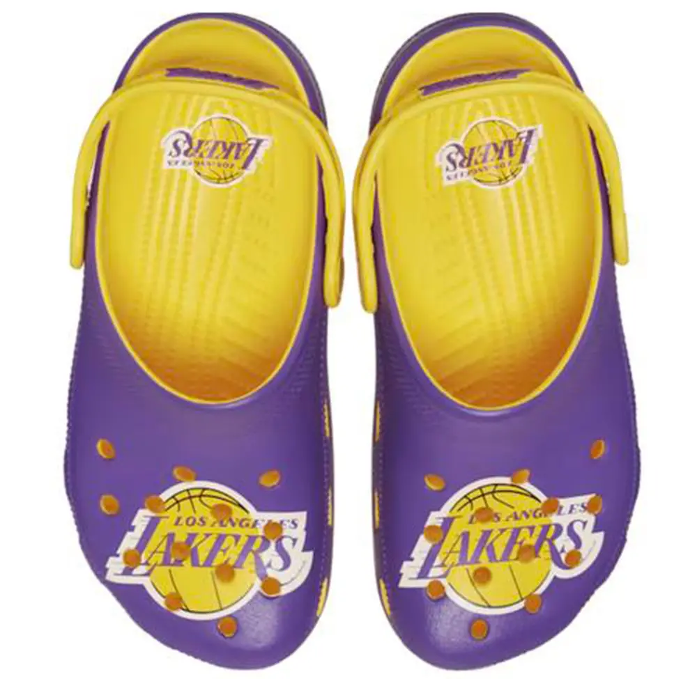 Dép Crocs Classic Clog ‘Los Angeles Lakers’ 208650-75Y - Ảnh 3