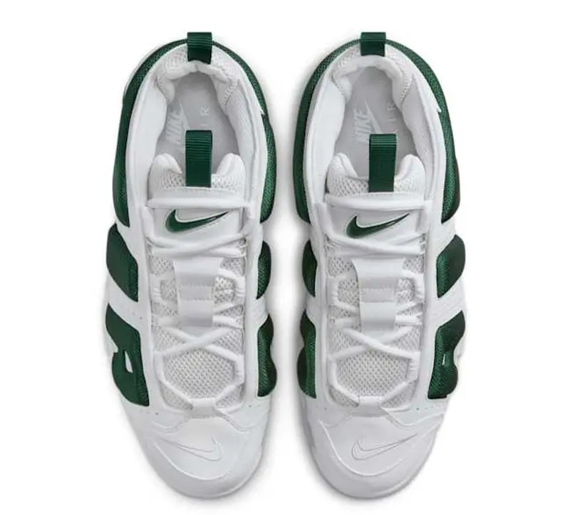 Alternative view of Giày Nike Air More Uptempo Low ‘White Green’ FZ3055-102