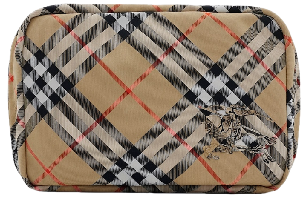 Túi Burberry Check Travel Pouch ‘Beige’ 80927071
