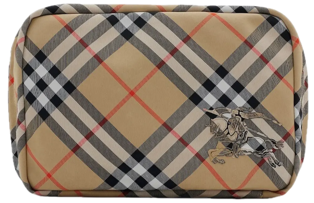Túi Burberry Check Travel Pouch ‘Beige’ 80927071