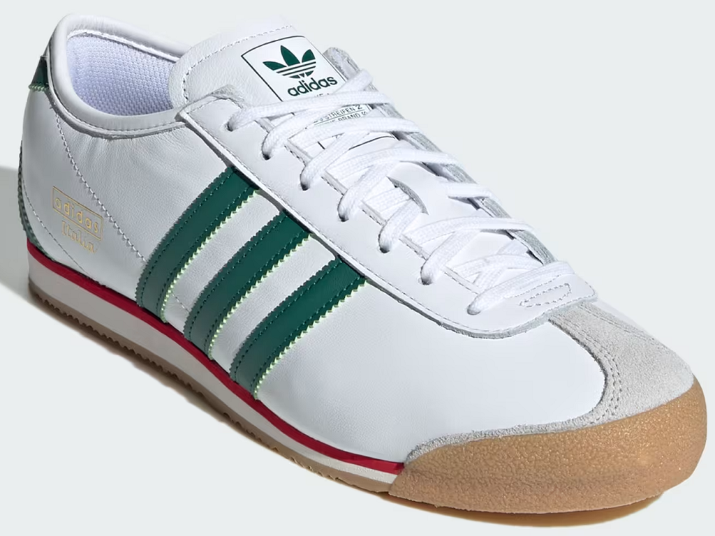 Alternative view of Giày Adidas Italia 70s ‘Cloud White Collegiate Green’ JS1325