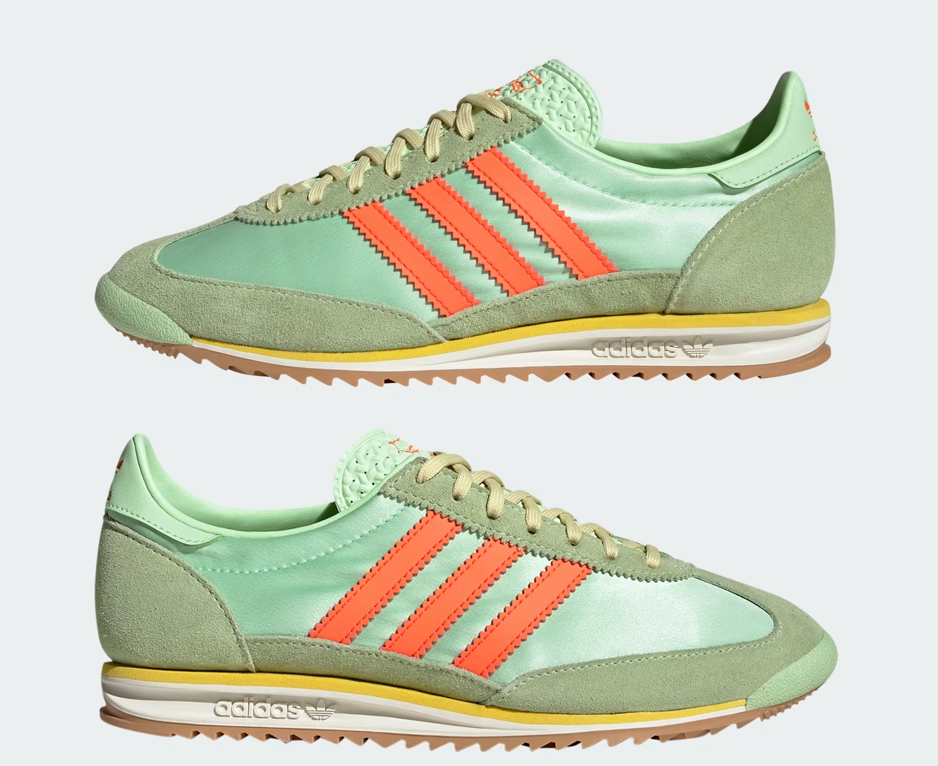Giày Adidas SL 72 OG ‘Semi Green Spark Solar Orange’ JI0197 - Ảnh 3
