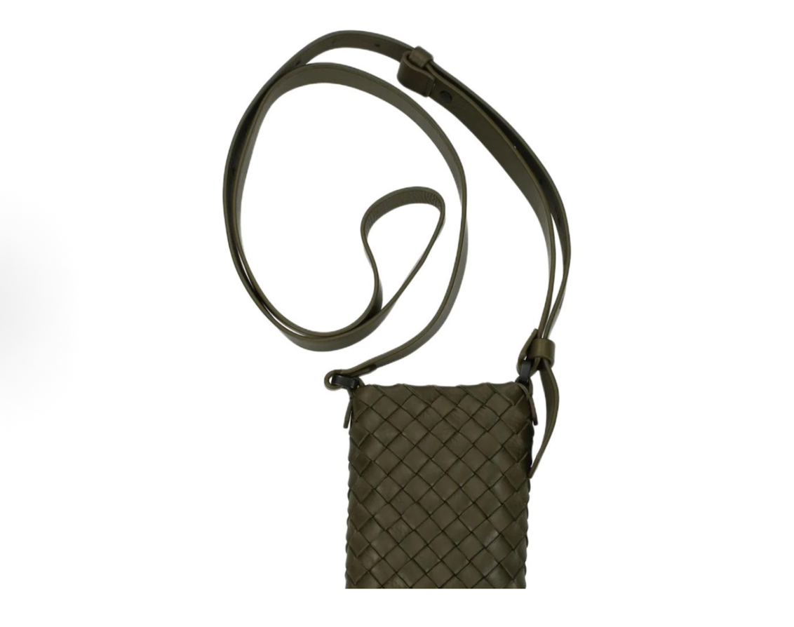 Túi Bottega Veneta Smartphone Holders ‘Olive’ 567029VA4J12328 - Ảnh 4