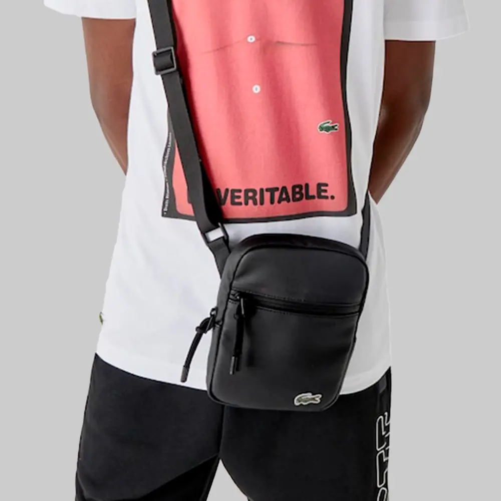 Alternative view of Túi Lacoste Flat Crossbody Bag ‘Black’ NH3307LV000