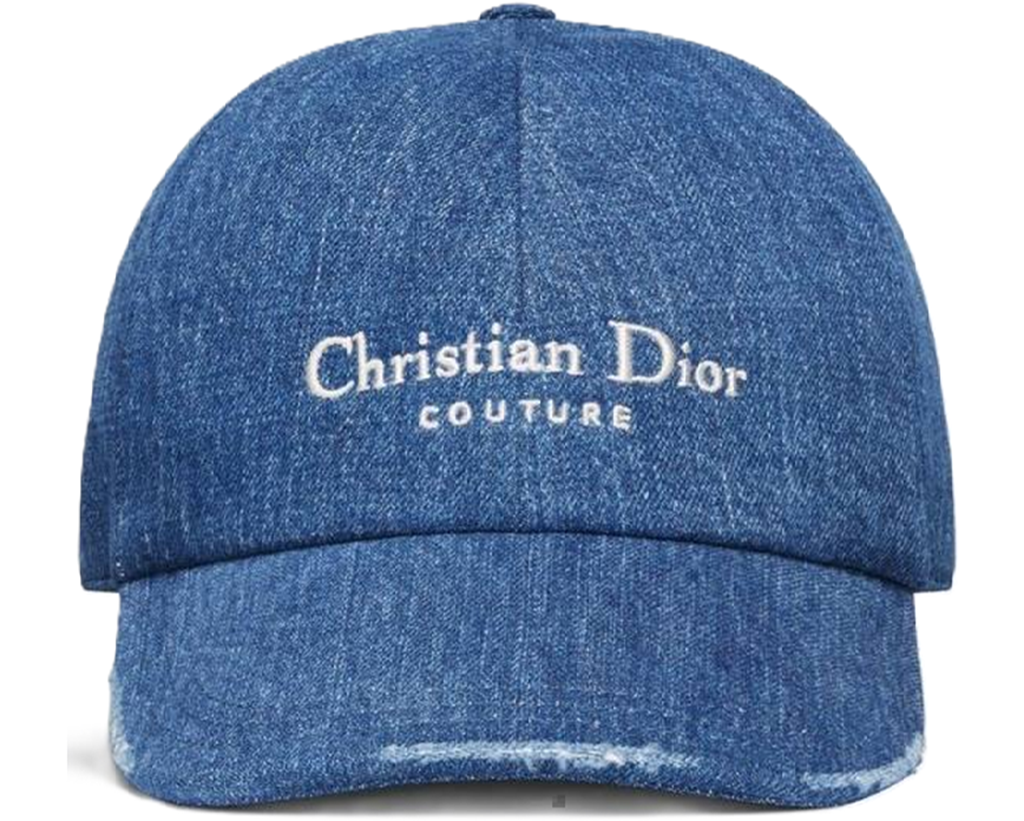 Mũ Dior Logo Embroidered Hat 'Denim' 443C910AY556-C585