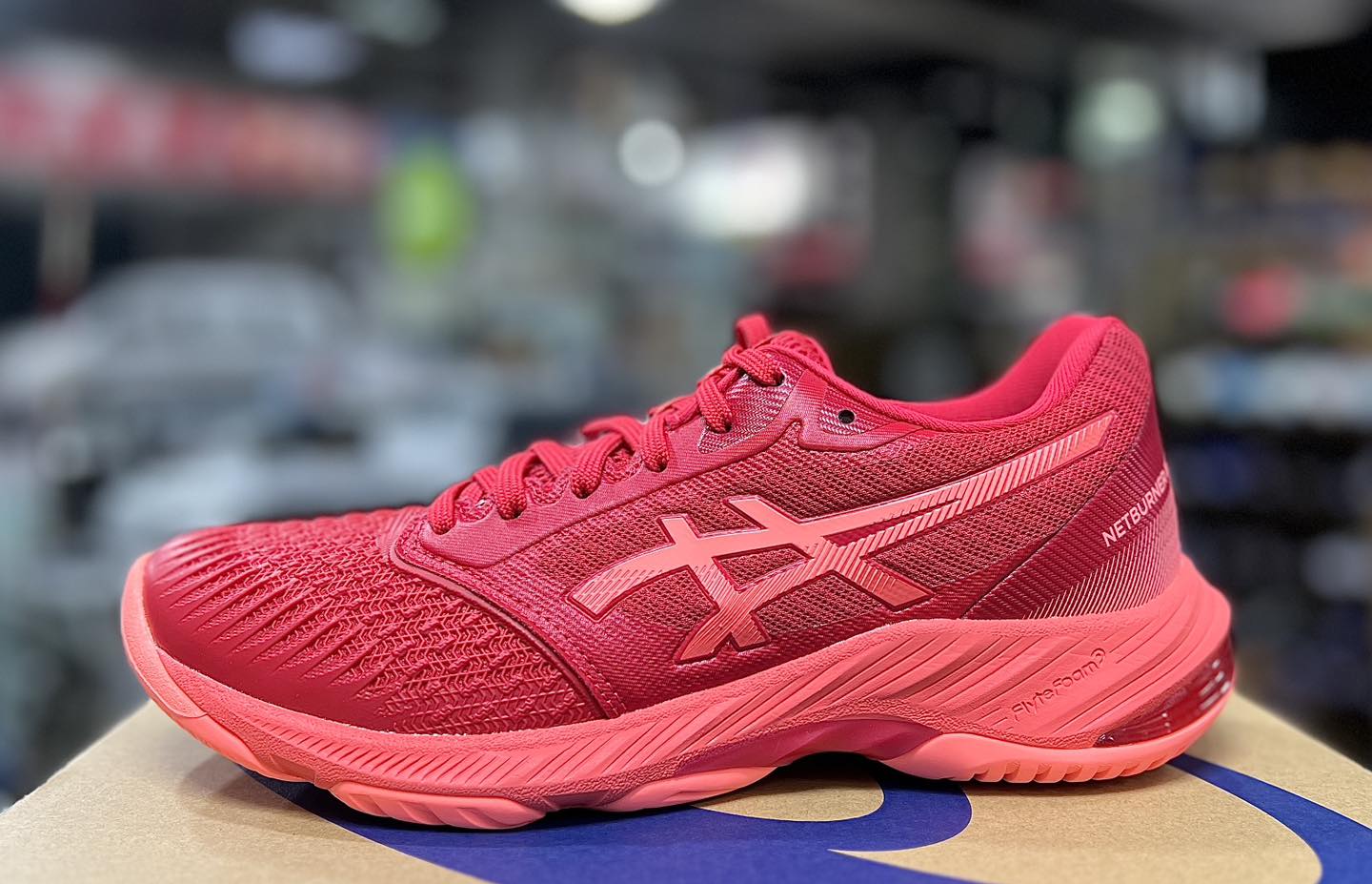 Giày Asics Netburner Ballistic FF 3 ‘Speed Red Sun’ 1051A073-600 - Ảnh 6