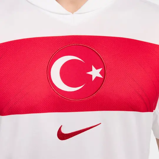 Alternative view of Áo Nike Turkey Home Shirt 2024/2025 ‘White Red’ FV1743-100