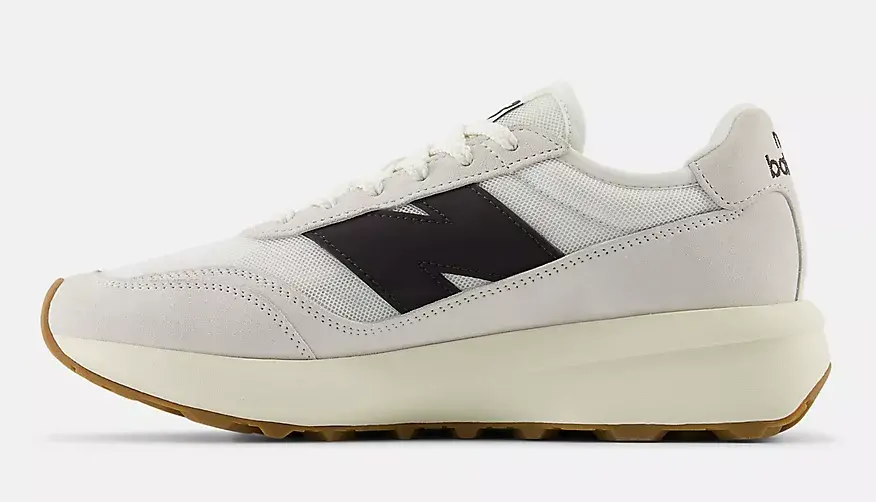 Giày New Balance 370 ‘Sea Salt Black Cement’ U370CA - Ảnh 4