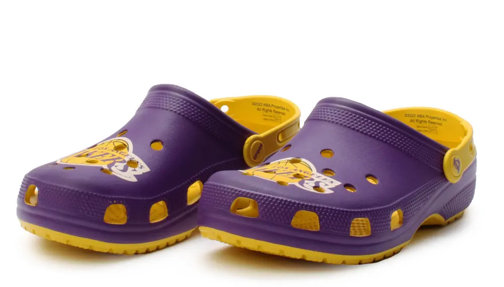 Dép Crocs Classic Clog ‘Los Angeles Lakers’ 208650-75Y - Ảnh 5