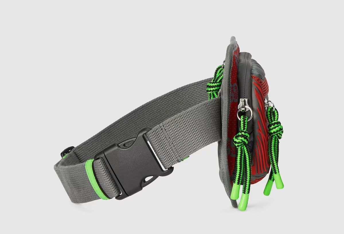 Túi Gucci GG Nylon Belt Bag ‘Red’ 752102-FAB7U-8488 - Ảnh 5