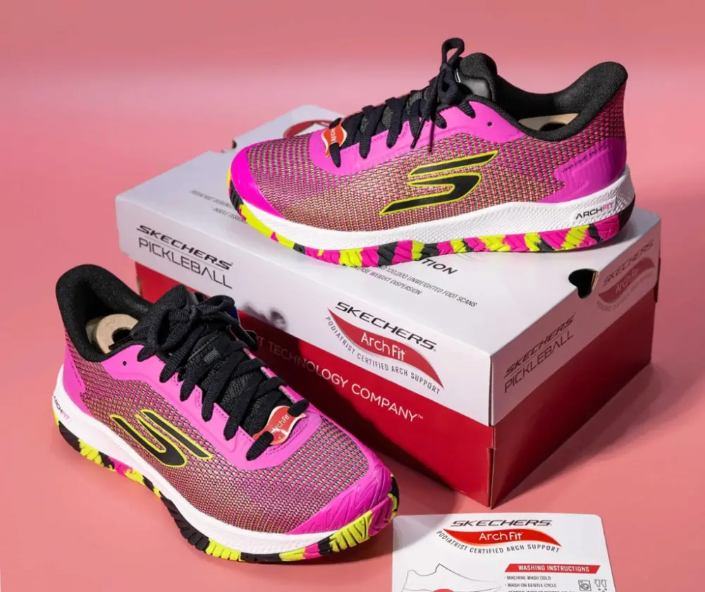 Giày Skechers Viper Court Pro 2.0 ‘Pink’ 172109-HPK - Ảnh 4