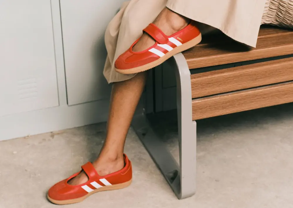 Giày Adidas Samba Jane 'Scarlet White Gum' JQ6446 - Ảnh 4