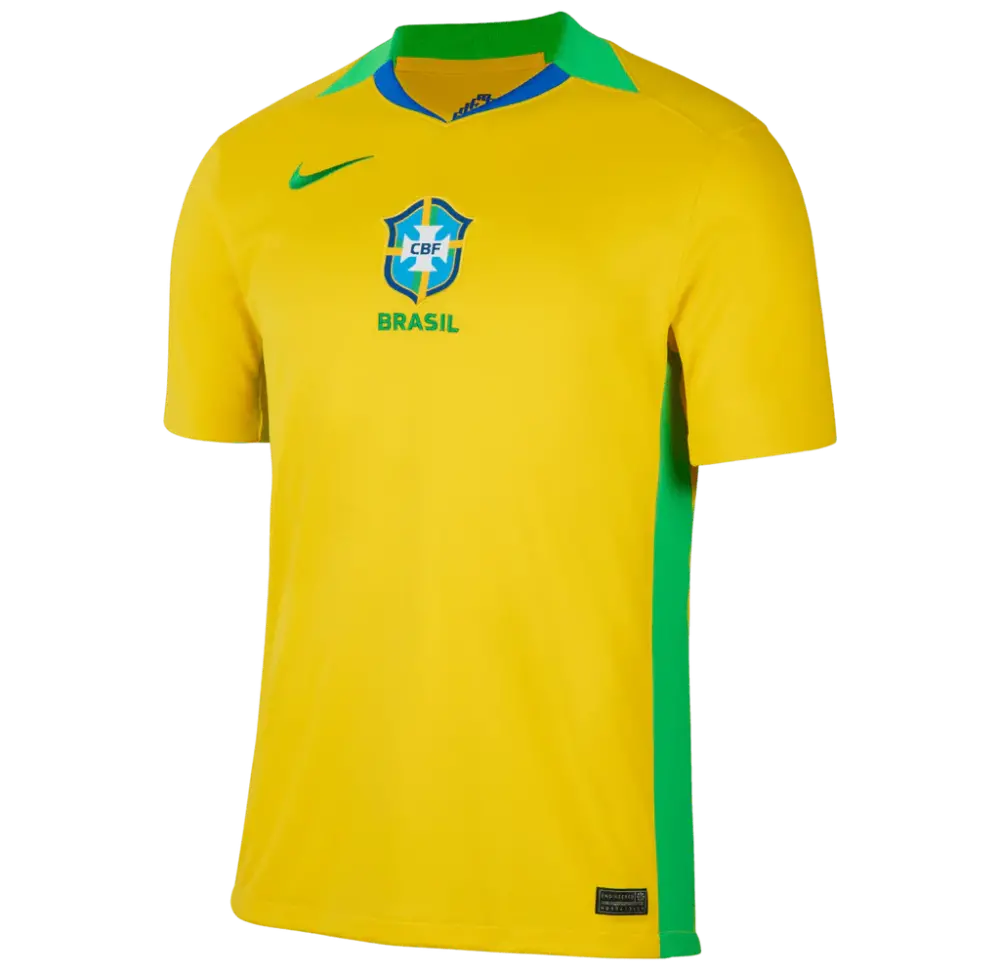 Áo Nike Brazil 2025 Home Jersey ‘Yellow’ FZ9011-718