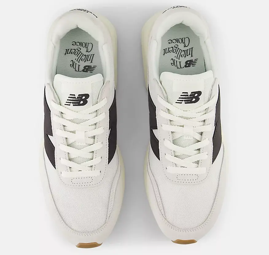 Giày New Balance 370 ‘Sea Salt Black Cement’ U370CA - Ảnh 5