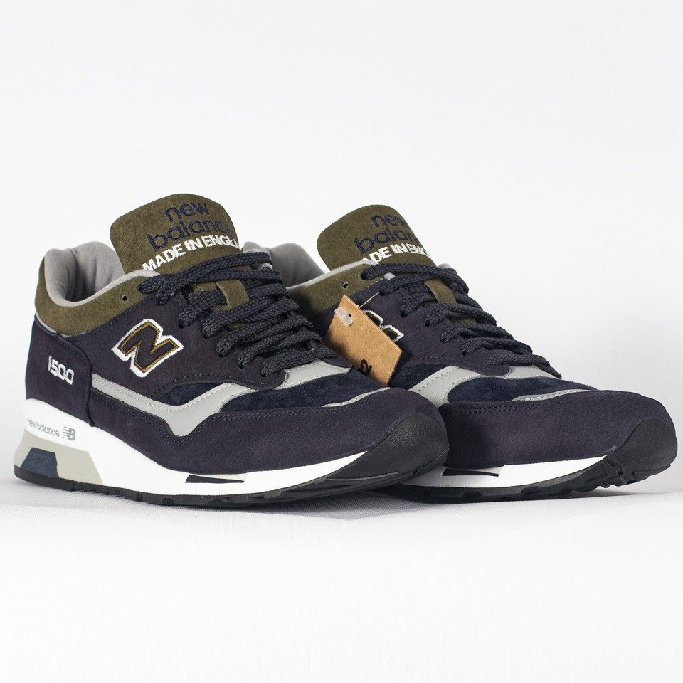 Giày New Balance 1500 Made In England ‘Navy Green’ M1500NAG - Ảnh 3