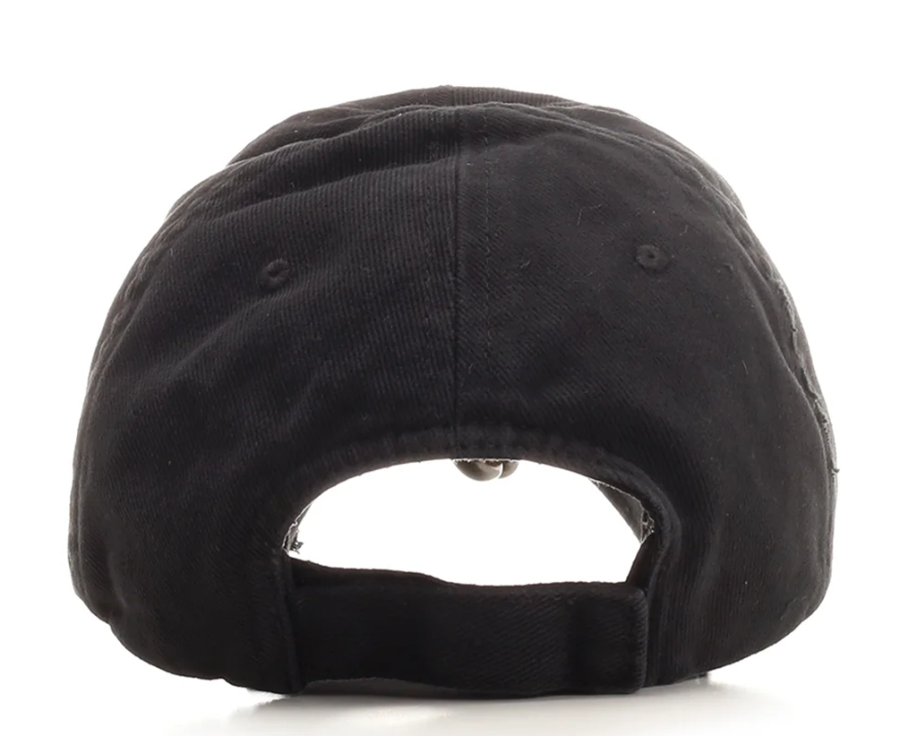 Alternative view of Mũ Balenciaga Front Piercing Faded Cap ‘Black’ 750716410B2-1071