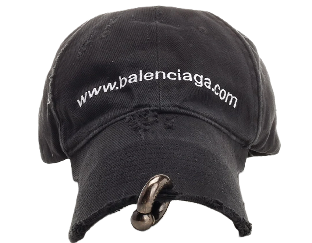 Mũ Balenciaga Front Piercing Faded Cap ‘Black’ 750716410B2-1071