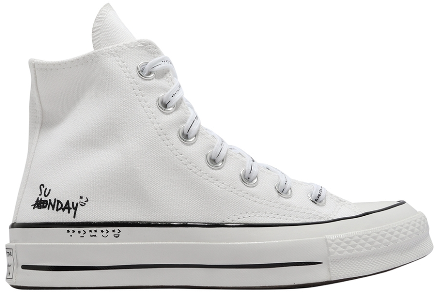 Giày Converse Chuck 70 High OX Black Sail ‘White’ A03751C