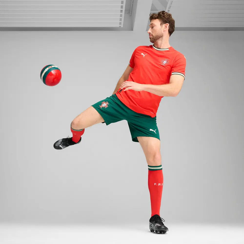 Áo Puma Portugal 2025 Authentic Home Jersey ‘Red’ 780766-01 - Ảnh 3