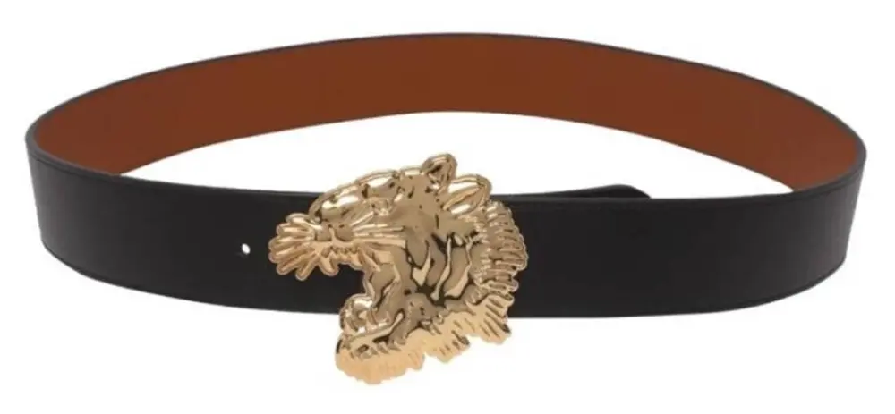 Thắt Lưng Kenzo Tiger Plague Reversible Leather ‘Black’ FC65CE002L2599A