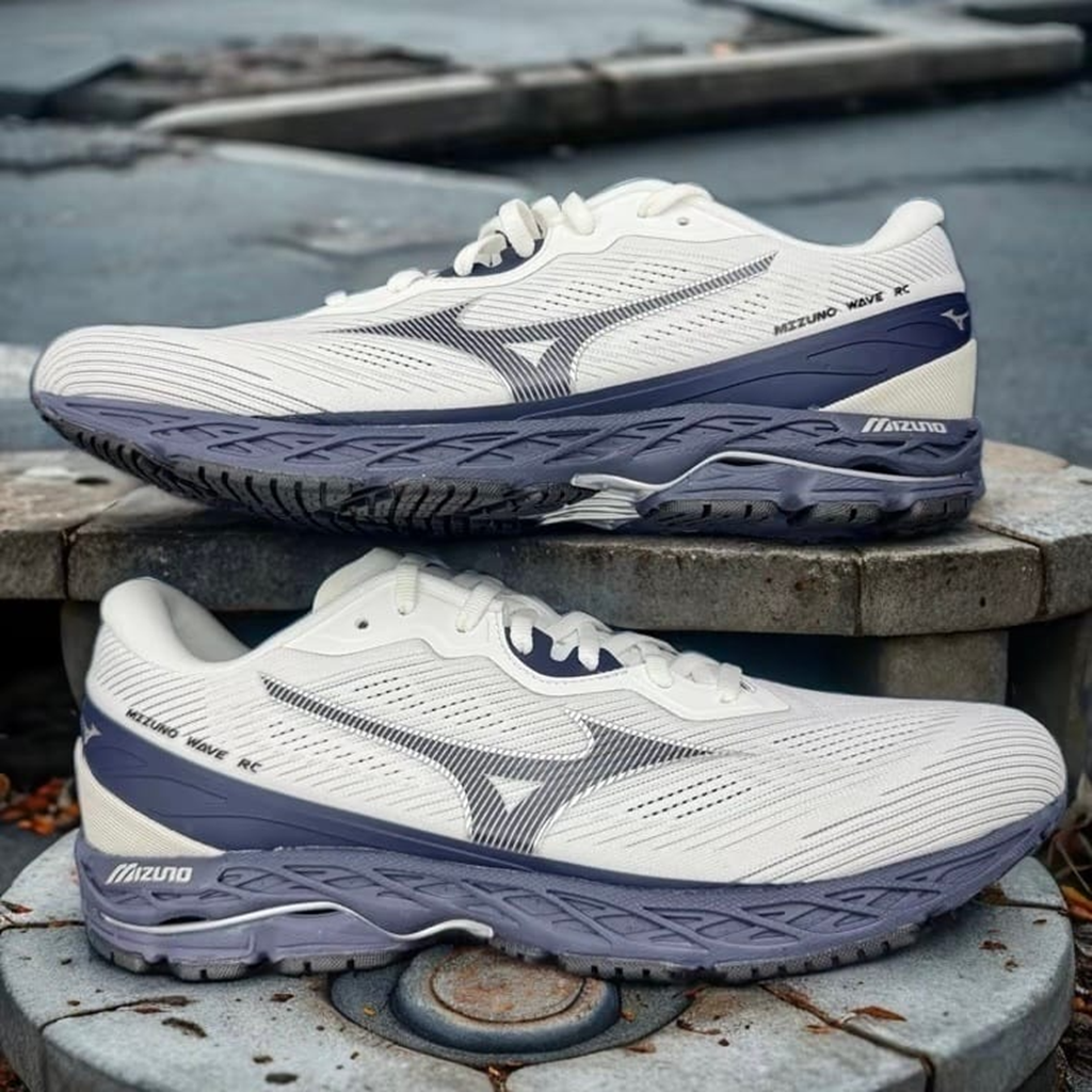 Alternative view of Giày Mizuno Wave ‘Light Silver Navy’ D1GH251003