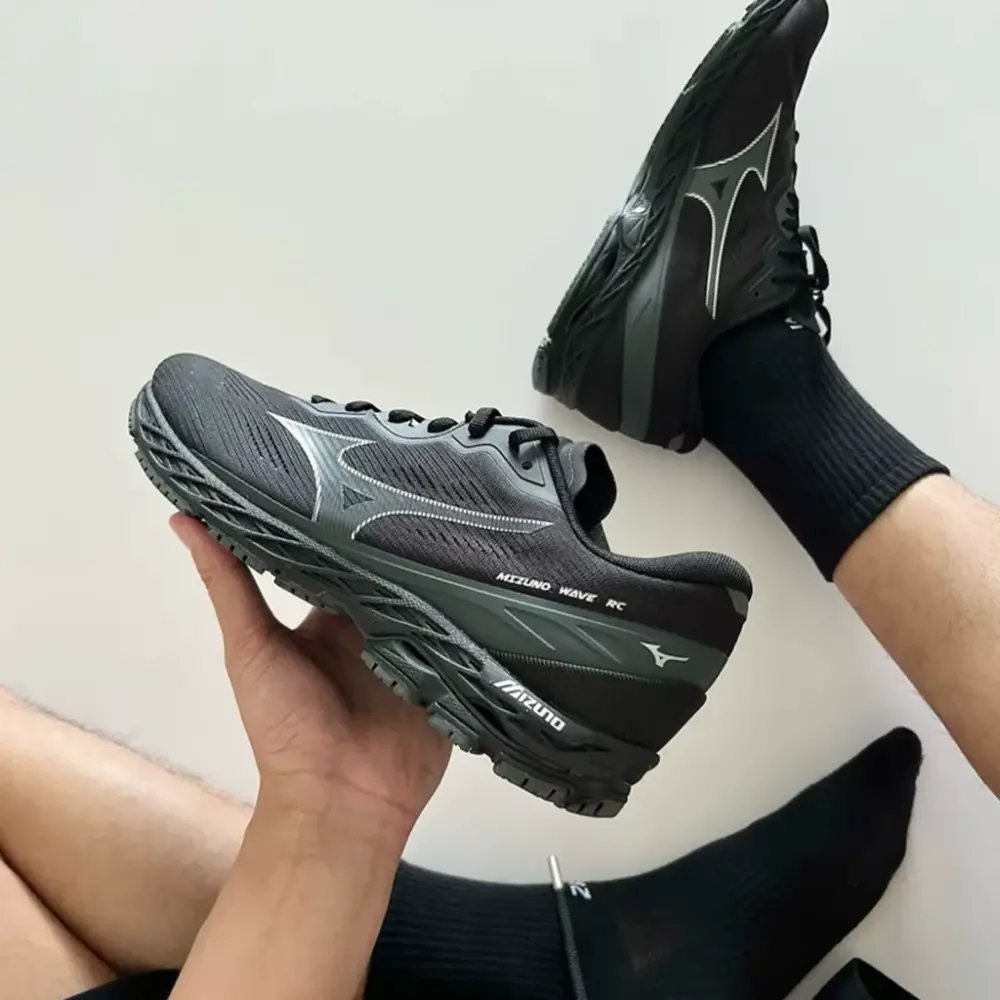 Giày Mizuno Wave RC ‘Black’ D1GH251001 - Ảnh 3