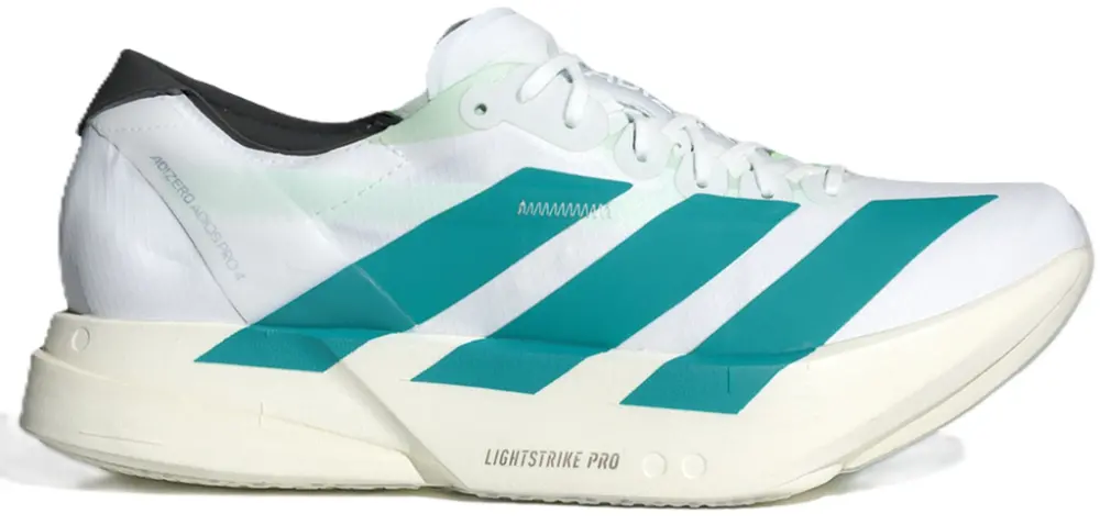 Giày Adidas Adizero Adios Pro 4 "White Pulse Teal" JR1267